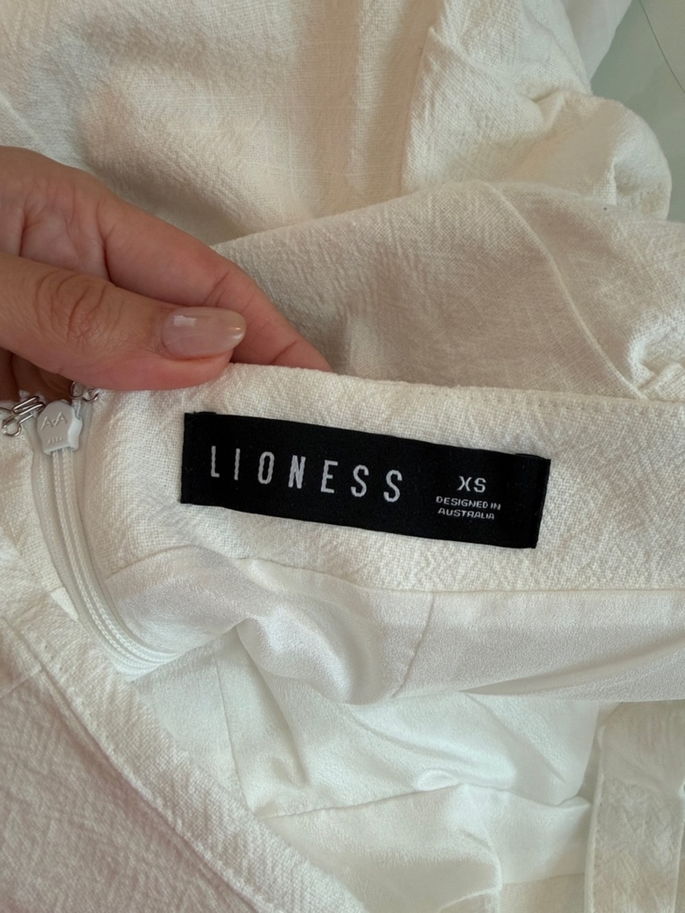 Lioness 1999 Porcelain Maxi Dress White XS - Picture 5 of 5